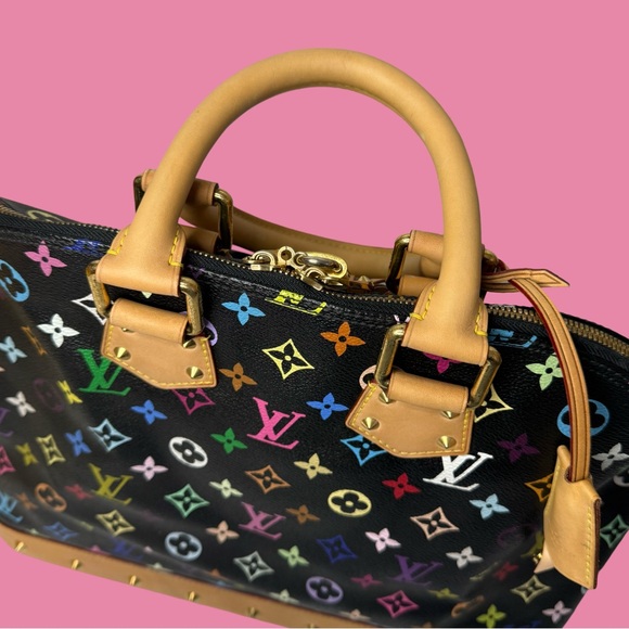 Louis Vuitton Black Multicolor Alma GM - Picture 10 of 16
